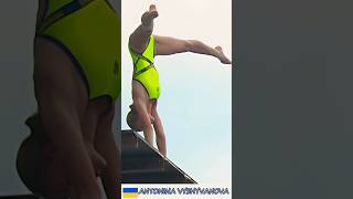 That Was An Amazing Dive  Womens Platform Diving High Dive shorts diving [upl. by Eirallih]