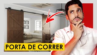 PORTA DE CORRER  COMO USAR NA SUA CASA [upl. by Akcinat]