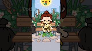 Good Fairy Disguised as a Poor and Ugly Girl😱😏🥰 tocaboca tocalifeworld shorts shortsfeed fyp [upl. by Nohtahoj]