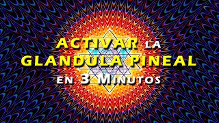 👁️ ACTIVAR la GLÁNDULA PINEAL en 3 Minutos glandulapineal tercerojo intuicion [upl. by Aidnyc]