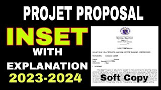 INSET PROJECT PROPOSAL [upl. by Yenettirb]