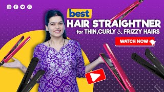 Best Hair Straightener Buying Guide With Top 5 Best Hair Straightener in India 2024 👌 [upl. by Ulla121]