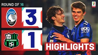 ATALANTASASSUOLO 31  HIGHLIGHTS  CDK shines in La Dea’s win  Coppa Italia Frecciarossa 202324 [upl. by Haek]