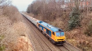 60087 Tuebrook Sdgs to Penmaenmawr Quarry at Connahs Quay 20th December 2021 arthurgrowler [upl. by Haimirej]