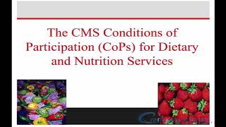 Joint Commission Food and Dietary Nutrition 2021 Standard Webinar [upl. by Ettennad696]