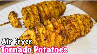 EASY AIR FRYER TORNADO POTATOES  POTATOES IN AIR FRYER [upl. by Anitsugua]