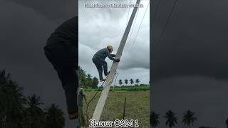 Dedicated to all powermanlineman😊 lineman powermanagement electricity justnaavu viralvideo [upl. by Warms]