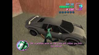 GTA Vice City Mission Cop Langta [upl. by Ayhtin]