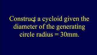 418 Plane Curves Cycloid [upl. by Ellenaej]