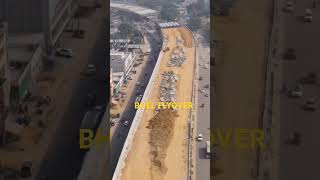 BHEL FLYOVER WORK PROGRES HYDERABAD [upl. by Kcirdef920]