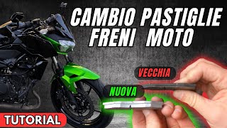 CAMBIO PASTIGLIE FRENI MOTO SPIEGATO in 5 MINUTI [upl. by Oidiple]