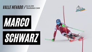 Marco Schwarz SL Training Valle Nevado 92223 [upl. by Armmat]