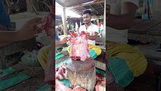 Meat cutting activity Beef butcher knife shorts meatcutting cuttingactivity beefbutcher knife [upl. by Arv]