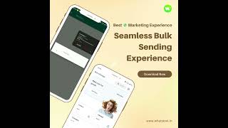 Seamless Bulk Sending Experience  WhatsApp Bulk Messaging  WhatsTool Tech [upl. by Crooks447]