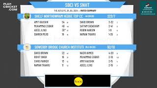 Sowerby Bridge Church Institute CC 3rd XI v Shelf Northowram Hedge Top CC 3rd XI [upl. by Ivie834]