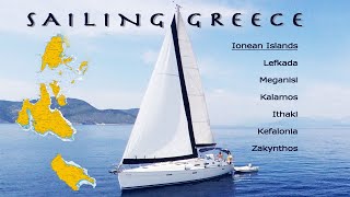 Sailing Greece  ioniansea islands  Lefkada Meganisi thaki Kefalonia Zakynthos Vliho Yacht club [upl. by Nnylekoorb]