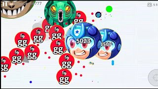 AGARIO MOBILE EPIC DOUBLESPLITINSANE BAITSREVERSE TRICKSZOOMampMACROSERVER TAKEOVERAWESOME CLIPS [upl. by Nerred]