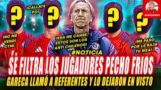 SE FILTRA LISTA de JUGADORES que QUIEREN FUERA a GARECA de CHILE [upl. by Aifas]