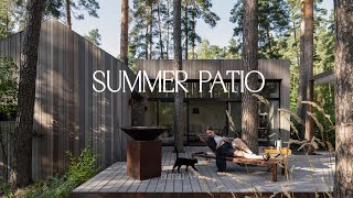 Harmonious Design Combining Tiny House With Wonderful NatureSummer Patio [upl. by Aneek]