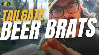 the BEST tailgate beer brats [upl. by Nnyl]