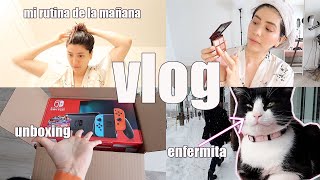 VLOGmi rutina de la mañana en invierno❄️ nintendo switch🎮 Mila y su ojito 🥺VaneVane [upl. by Teraj]