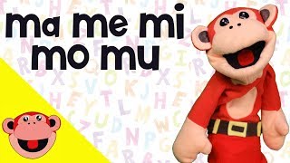 Sílabas ma me mi mo mu  El Mono Silabo  Videos Infantiles  Educación para Niños en Español [upl. by Retsel]