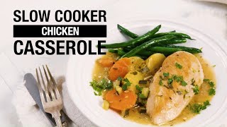 Slow Cooker Chicken Casserole Recipe [upl. by Nollad]