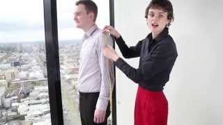 How to measure the men’s Sleeve Length – SuitMeUp [upl. by Reichel]