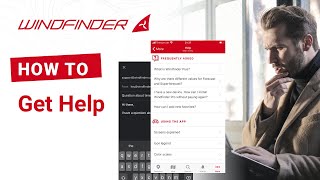 Get Help in your Windfinder App  HowTo  Windfinder App [upl. by Eiralam]