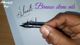 Five nibs I recommend  Copperplate calligraphy best nibs for beginners [upl. by Lyndes]