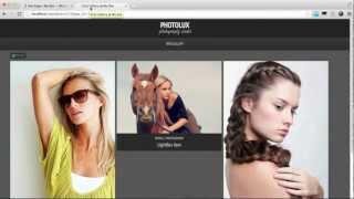 Photolux WordPress Theme  Creating Grid Gallery [upl. by Dorcus918]