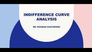 Indifference curve analysis [upl. by Ynnavoj]