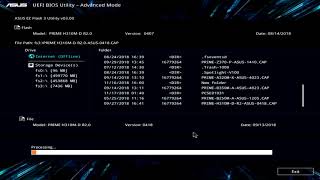 ASUS PRIME H310MD R20 How to update BIOS via USB thumb drive [upl. by Ennaul]