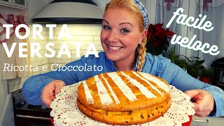 Dolce ricotta e cioccolatola TORTA VERSATA [upl. by Nomannic]