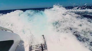 SCARED FOR MY LIFE Sailing at 22 knots boat speed down HUGE waves Sailing La Vagabonde Ep 105 [upl. by Enairda]