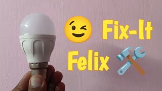 HOW TO FIX 🛠️ OLD LED BULB with simple equipment 🤩 💡😉 [upl. by Dex]