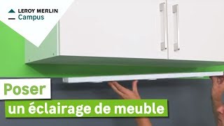 Comment poser un éclairage de meuble haut  Leroy Merlin [upl. by Alage]