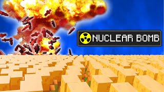 1000000 Villagers VS Nuclear Bomb [upl. by Asseram]