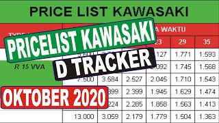 harga kawasaki d tracker 150 oktober 2020 [upl. by Boyer]