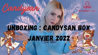 Unboxing Candysan Box Janvier 2022 [upl. by Georgiana491]