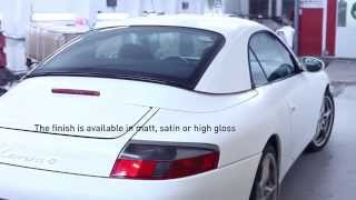 Porsche coating with rubber paint RUBBERcomp video [upl. by Chapell]