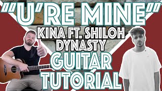 Kina Shiloh Dynasty  quoture minequot Guitar Tutorial  EASY Guitar Chords  Lesson [upl. by Drahsar136]