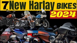 7 New Harley Davidson Motorcycles For 2024 🔥Harley Davidson Bike ✅ 2024 Harlay davidson motorcycles [upl. by Shipp]