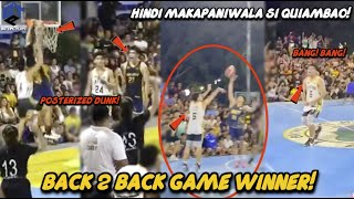 NAUMAY NA SI KEVIN QUIAMBAO SA BACK TO BACK GAME WINNER NI KG GARCIA LAST 5 MINS GAME 2 HIGHLIGHTS [upl. by Macdonald]