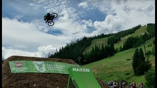 First Ever 1080 Cash Roll X up by Nicholi Rogatkin At Colorado Free Ride Fest [upl. by Alema905]