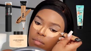 StepbyStep Beginners Makeup Tutorial  Makeup for black women  woc makeup [upl. by Lenci]