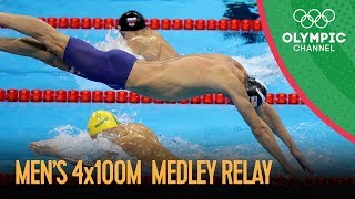 Michael Phelps Last Olympic Race  Swimming Mens 4x100m Medley Relay Final  Rio 2016 Replay [upl. by Loveridge]