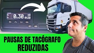 COMO SÃO AS PAUSAS DE TACÓGRAFOS REDUZIDAS PARA MOTORISTAS EM PORTUGAL 🇵🇹 [upl. by Halueb]