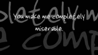 MISERABLE LYRIC VIDEO [upl. by Carothers]