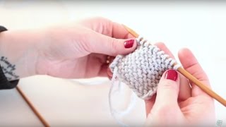 Knitting 101 How to do a Purl Stitch [upl. by Llenyar]